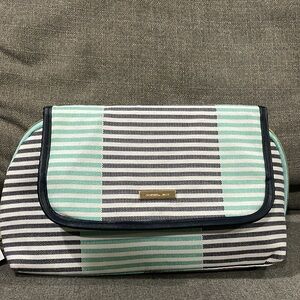 Sophia Joy Clutch Cosmetic Striped travel Bag organizer